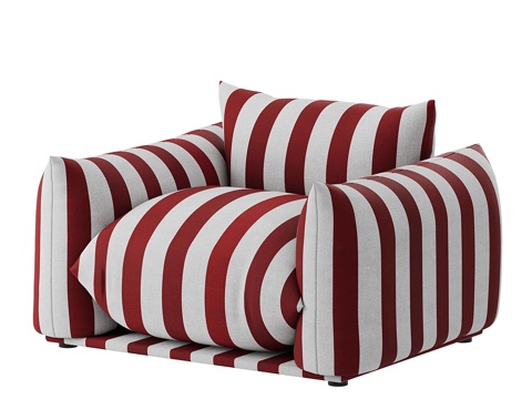  单人沙发3d模型 