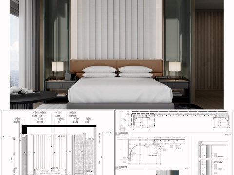 弧形背景墙 墙面节点 金属背景墙 高光烤漆墙面 床头背景墙cad施工图