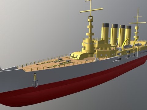  SNS欧文号3d模型 