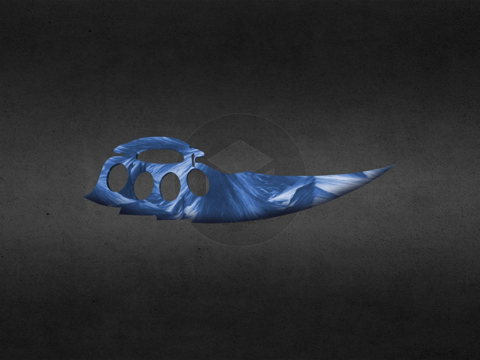  指节刀极地爪刀苍穹3d模型 