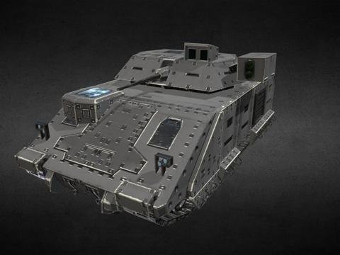  布拉德利坦克3d模型 