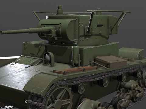  T26坦克3d模型 
