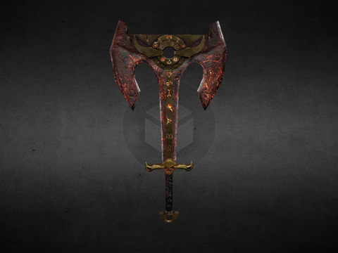  熔岩之刃西布里克3d模型 