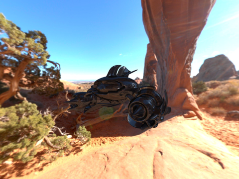  外星飞船科幻3d模型 