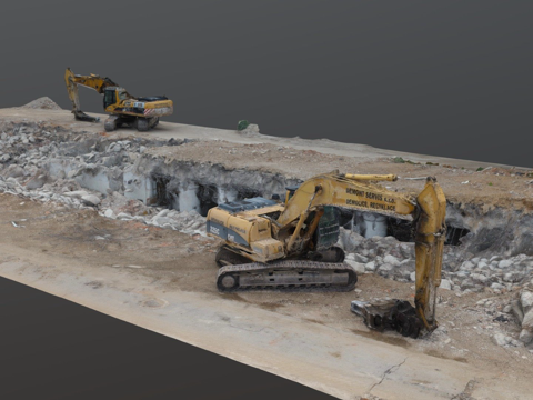  兹布罗约夫卡ST139核掩体挖掘3d模型 