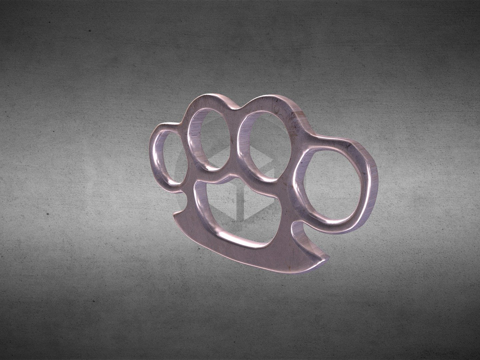  金属指虎3d模型3d模型 