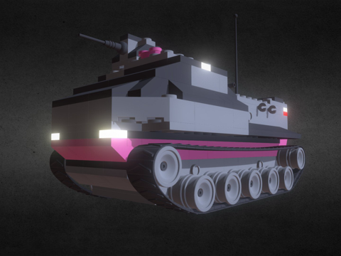  号坦克3d模型 