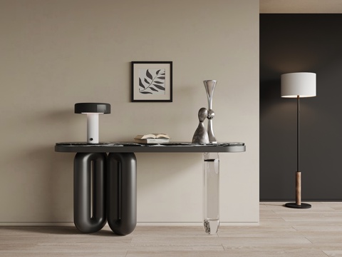  现代端景台3d模型 