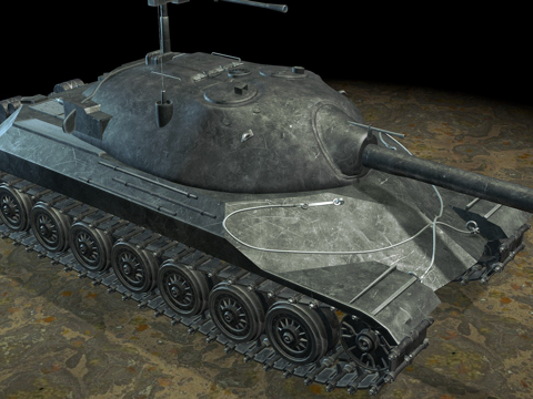  坦克JS73d模型 