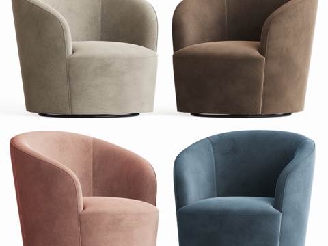  无限旋转椅 crateandbarrel3d模型 