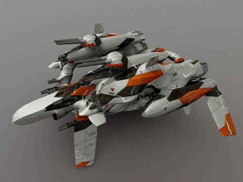  程序化硬表面建模测试9.773d模型 