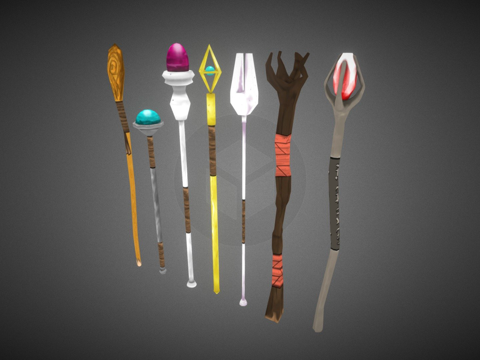  第三武器套装3d模型 