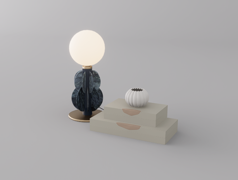  摆件组合su模型 