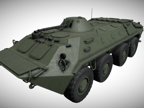 俄罗斯BTR703d模型 