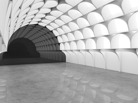 现代异形吊顶 过道吊顶 博物馆吊顶 工装吊顶 商业吊顶 亚克su模型