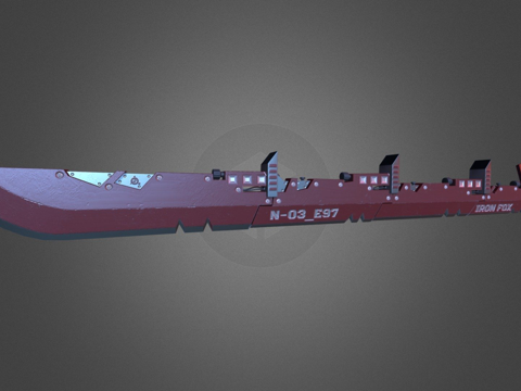  铁狐之刃3d模型 