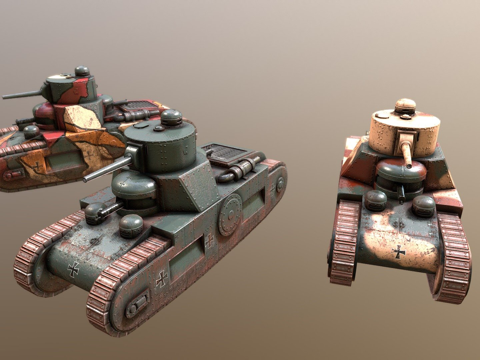  突击装甲车3d模型 