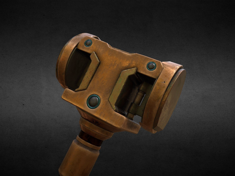  天际锻莫锤3d模型 