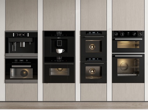  家电 电器 微波炉3d模型 