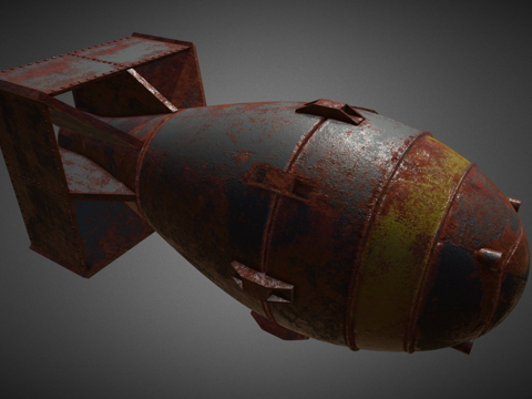  核弹胖子3d模型 