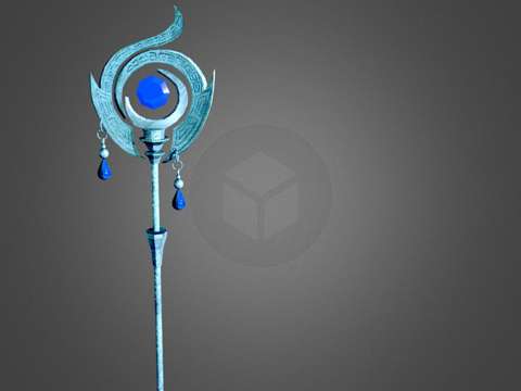  法师之杖3d模型 