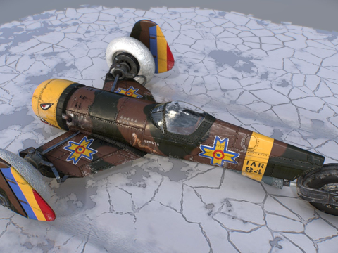  IAR80普拉内罗德罗马尼亚空军版3d模型 