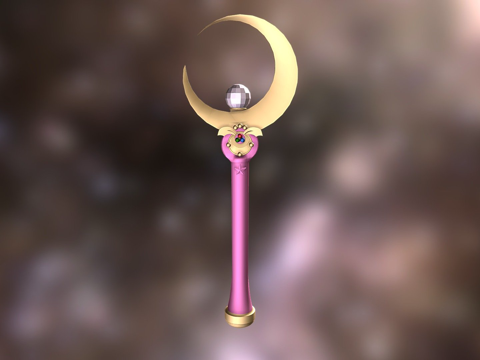  水手月棒3d模型 