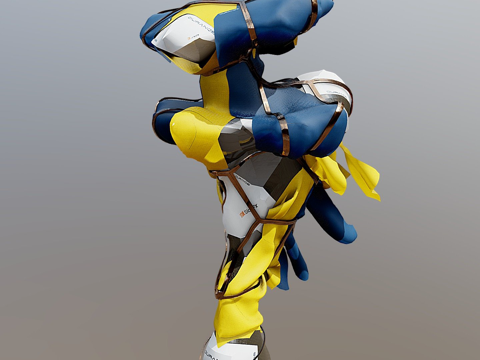  程序化硬表面建模测试10.0383d模型 