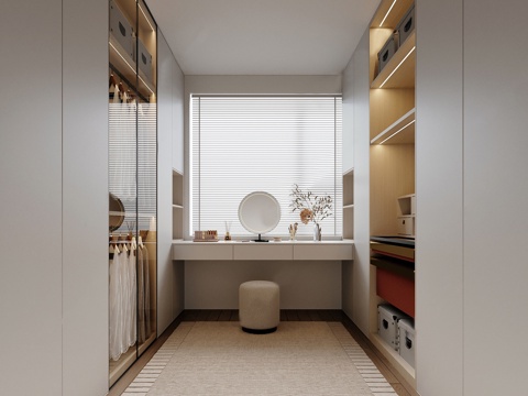  更衣室 服装 换衣间 衣柜 衣服 衣帽间3d模型 