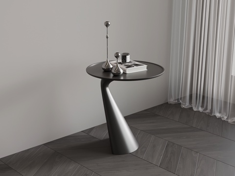  现代边几 异形边几3d模型 