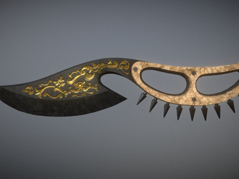  眼镜蛇刀皇家旅团3d模型 