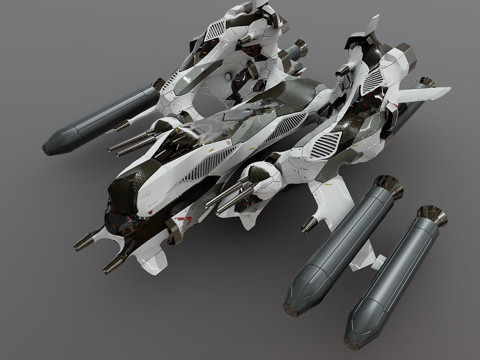  程序化硬表面建模测试9.743d模型 