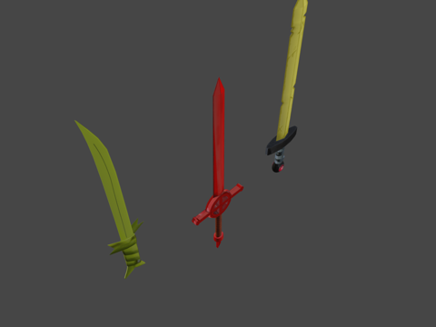  芬恩剑套装1号3d模型 