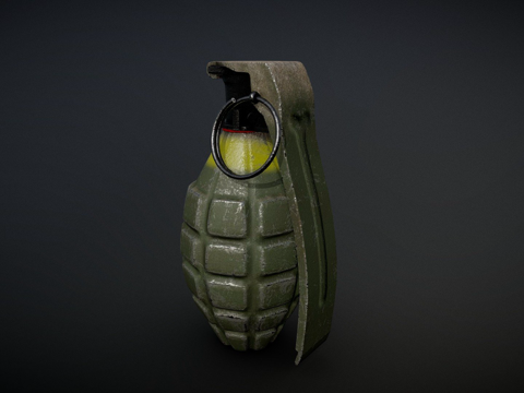  手榴弹MK23d模型 