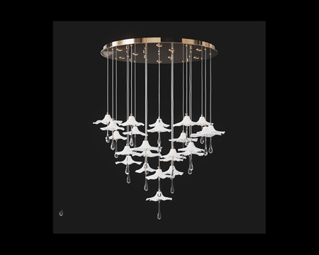  Cloyd 吸顶装饰吊灯3d模型 