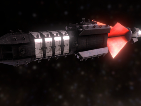  赫拉克勒斯级战舰3d模型 