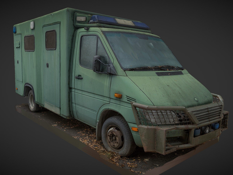  特种救护车3d模型 