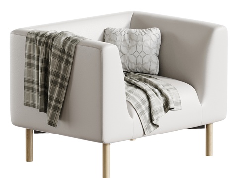  单人沙发3d模型 