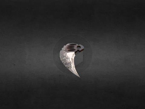  指节刀利爪3d模型 