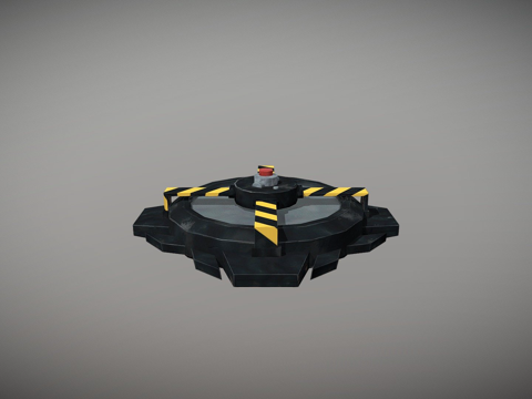  C4墙炸弹游戏用3d模型 