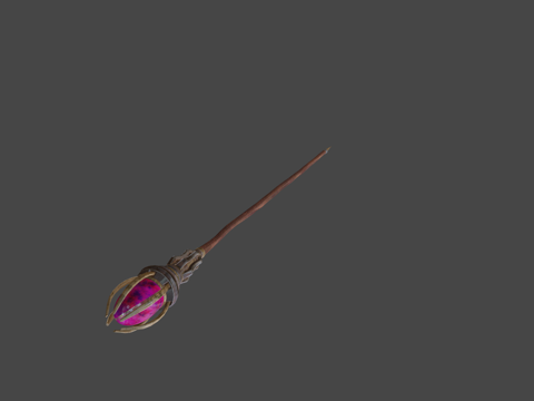  死亡猎人法杖第三级3d模型3d模型 