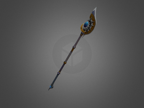  魔法戟3d模型 