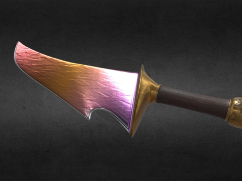  多色短刀3d模型 