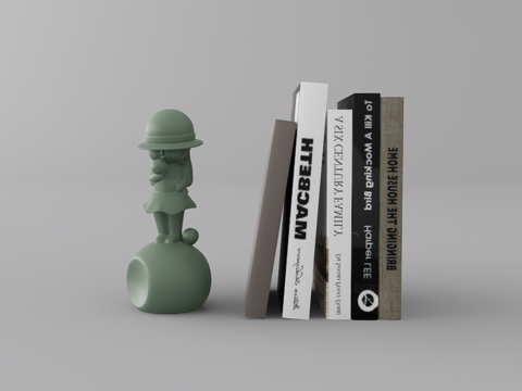  摆件组合su模型 