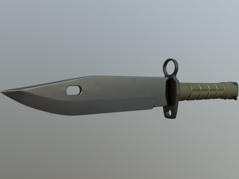  M9刺刀3d模型 