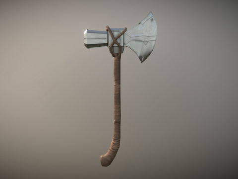  风暴破坏者斧3d模型 
