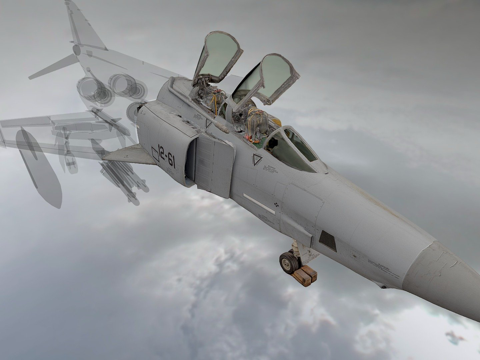  麦克唐纳道格拉斯F4鬼怪II3d模型 