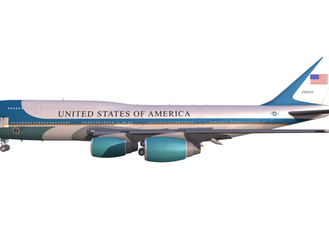  波音空军一号VC253d模型 