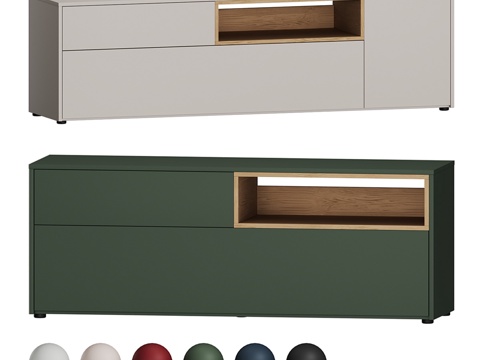  现代Vismar电视柜3d模型 