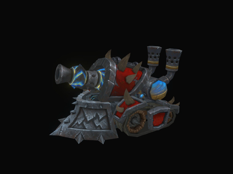  部落艾泽里特坦克3d模型 